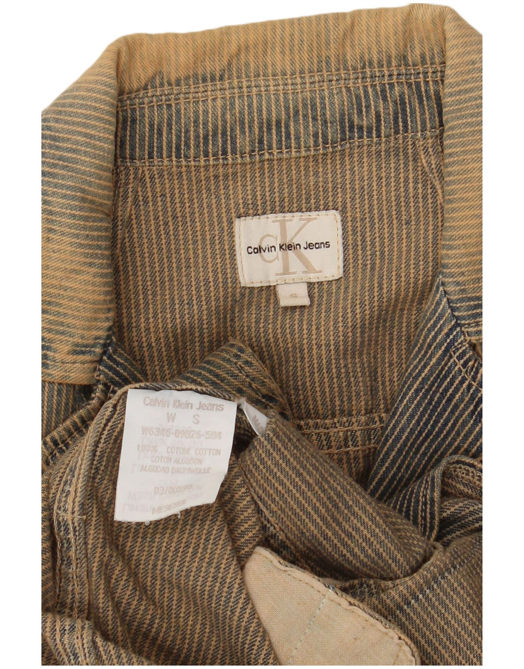 Calvin Klein Jeans Damen 3-Knopf-Blazerjacke UK 10 Small Blue