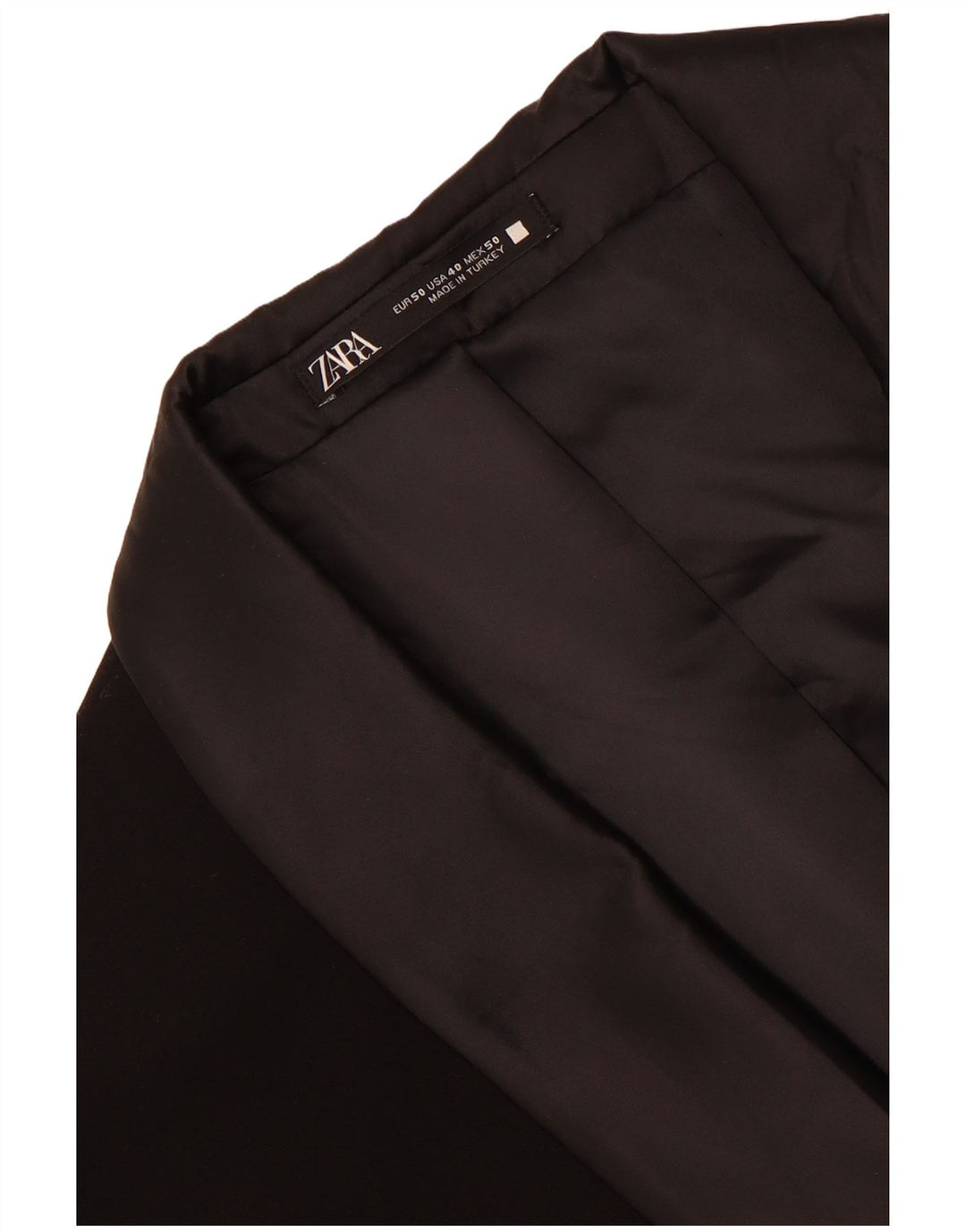 Zara Herren 1-Knopf-Blazerjacke EU 50 Mittelschwarz