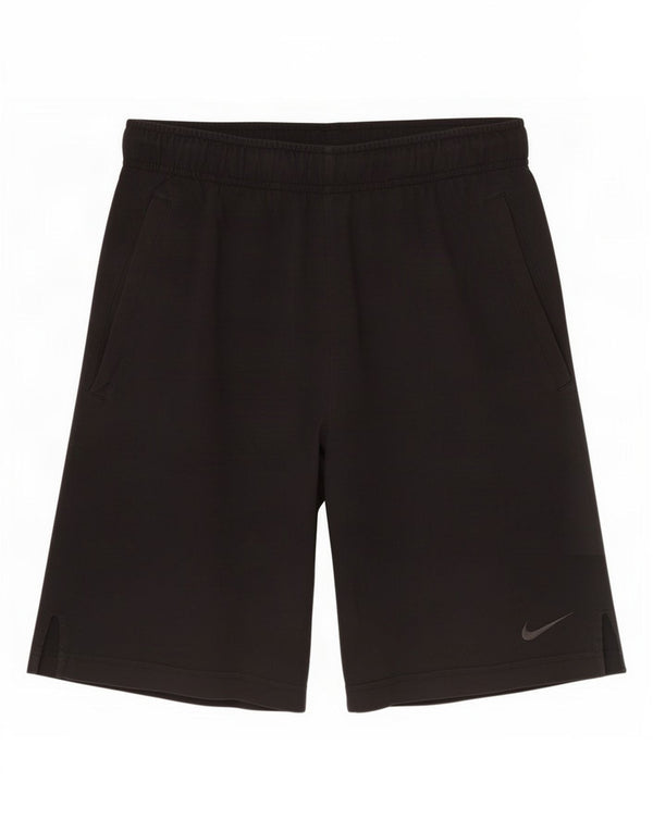 Nike Herren-Sportshorts, Größe S, schwarze Baumwolle