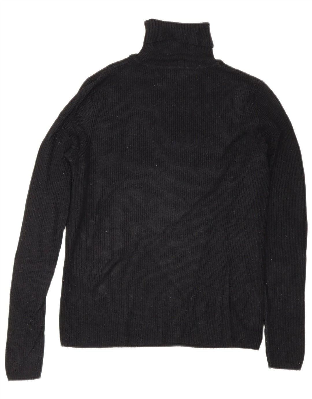 Marks & Spencer Rollkragenpullover für Damen, UK 12, mittlere schwarze Viskose