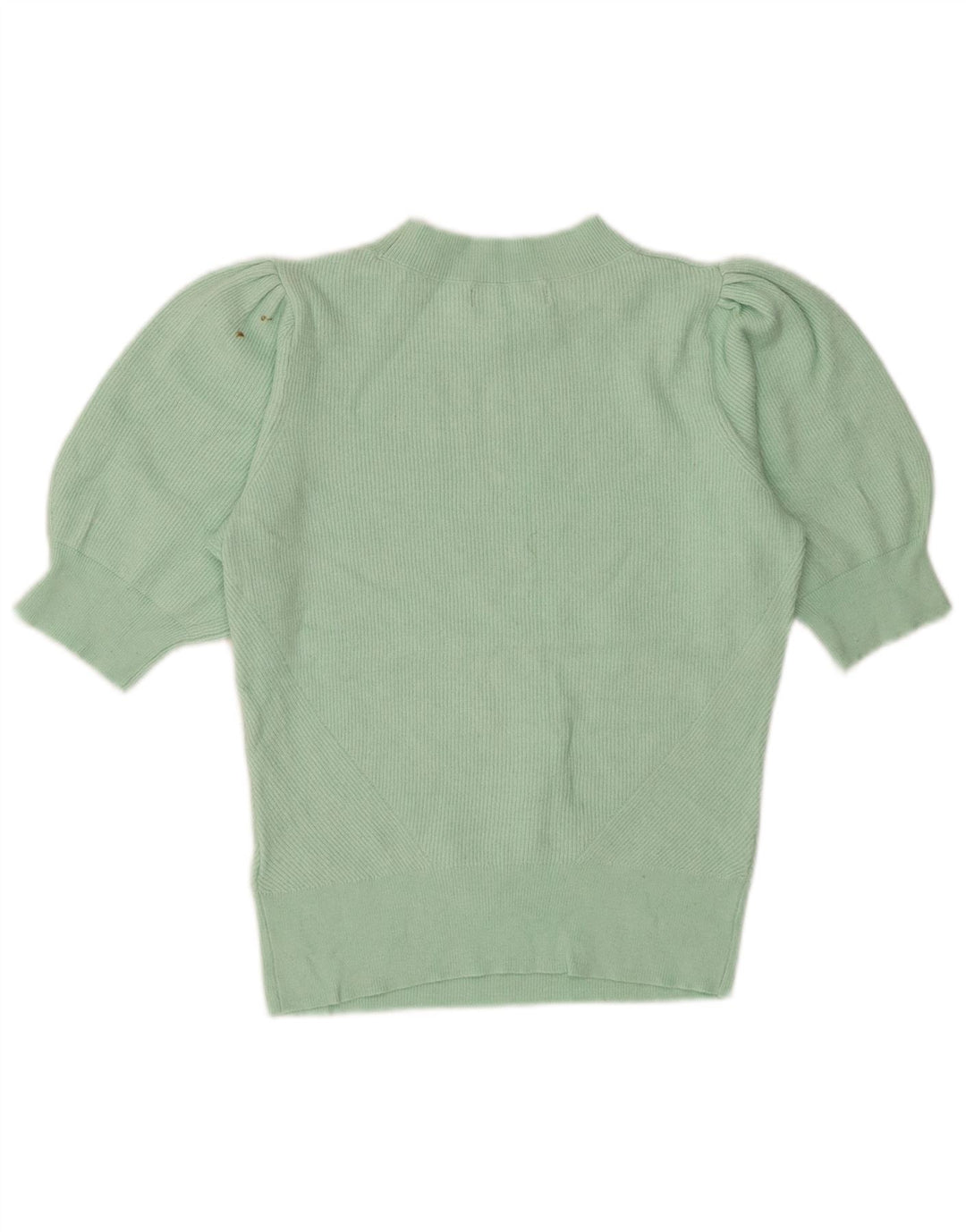 Marks & Spencer Damen Crop Rollkragenpullover Pullover UK 10 Small Grün