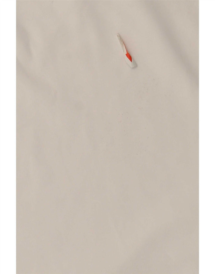 Lacoste Damen-Poloshirt, Größe 42, groß, weißes Colourblock-Polyester
