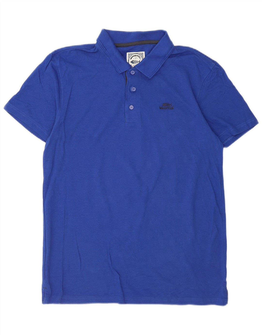 Weird Fish Herren Poloshirt Mittelblau