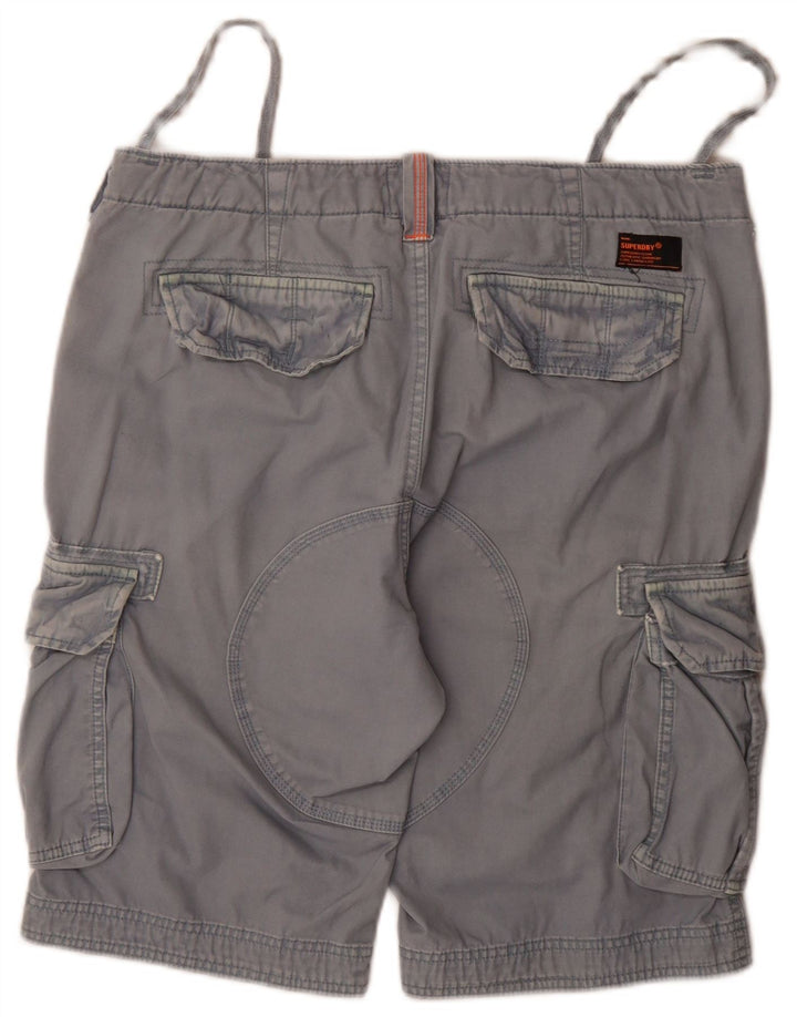 Superdry Herren Cargoshorts W36 Große blaue Baumwolle