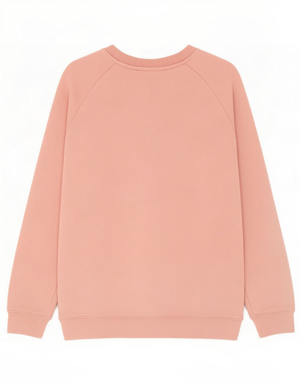 Adidas Damen Graphic Oversized Sweatshirt Pullover UK 8 Small Rosa Baumwolle