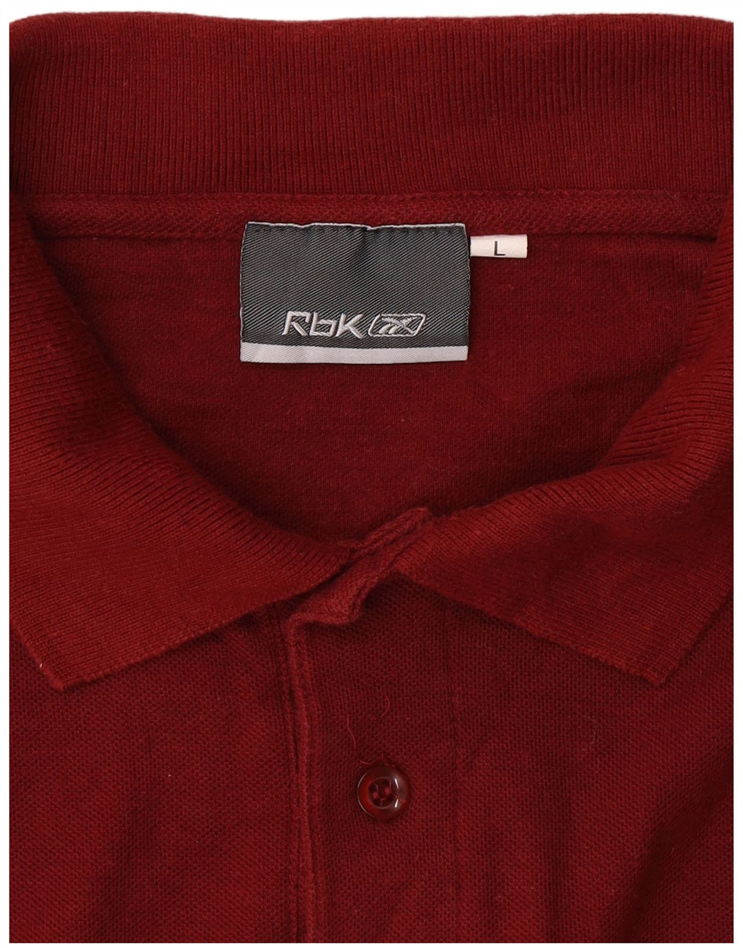 REEBOK Herren Poloshirt Large Rot