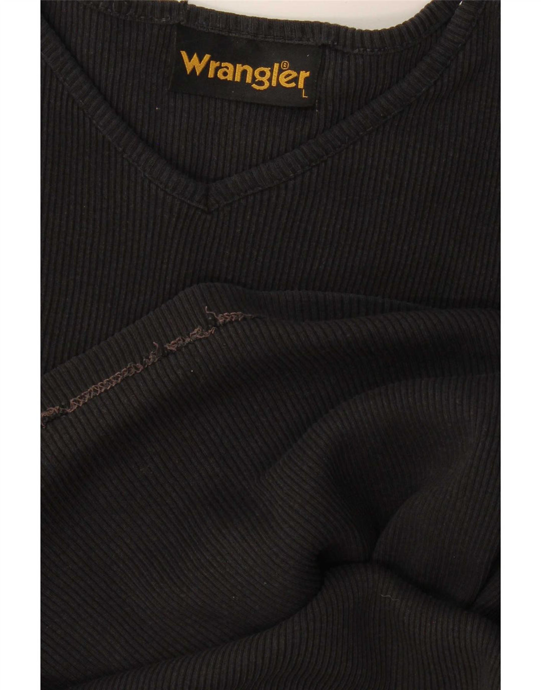 Wrangler Herren T-Shirt Top Large Schwarz