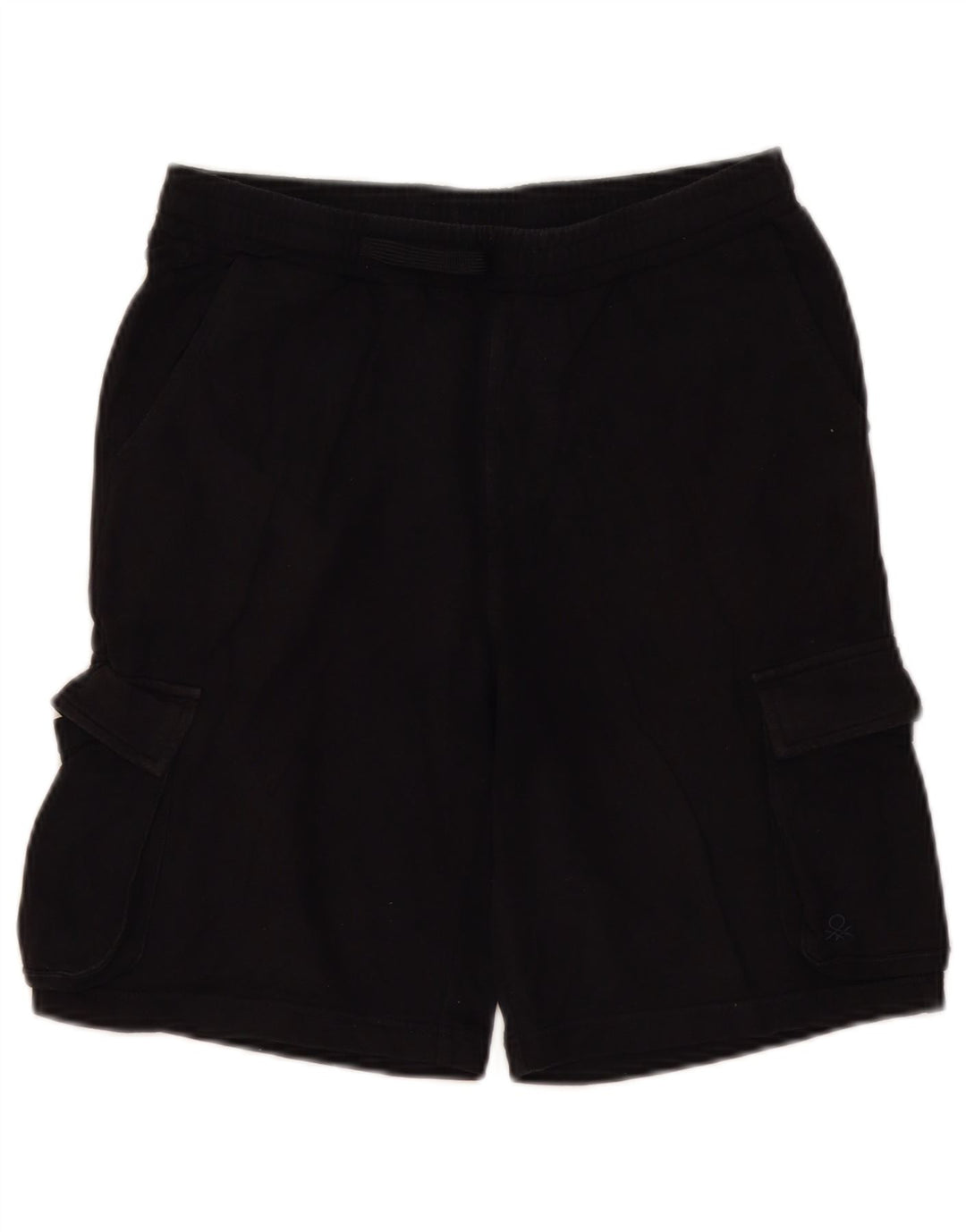 Benetton Herren-Sportshorts, Größe S, Schwarz