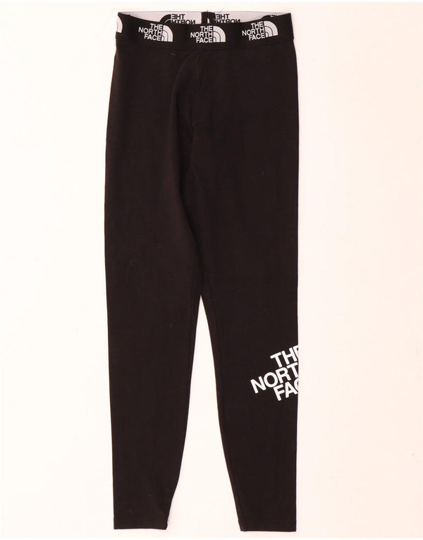 The North Face Womens Graphic Leggings UK 6 XS Schwarz Baumwolle