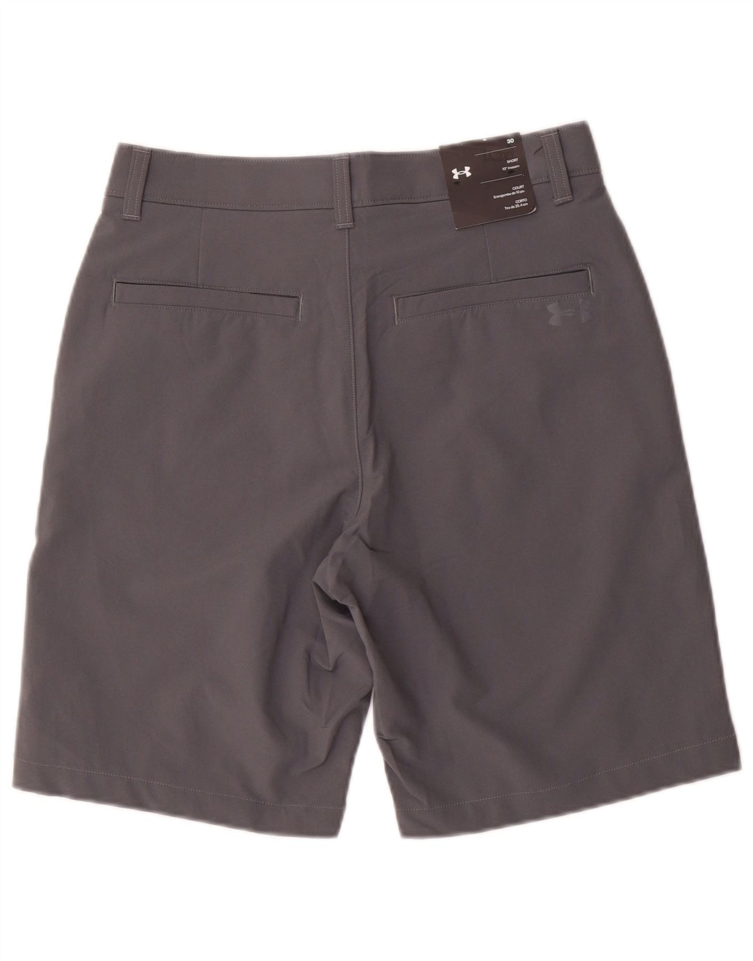 Under Armour Herren Chino Shorts W30 Mittelgraues Polyester