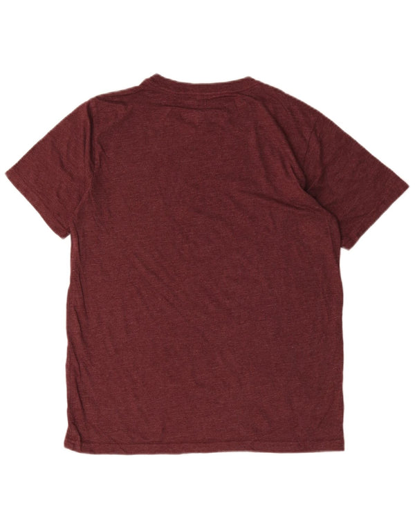 Tommy Hilfiger T-Shirt für Jungen, 15–16 Jahre, Größe L, Burgunderrot, Baumwolle