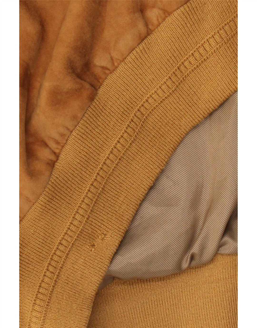 Montes Herren Bomber-Lederjacke UK 42 XL Braunes Leder