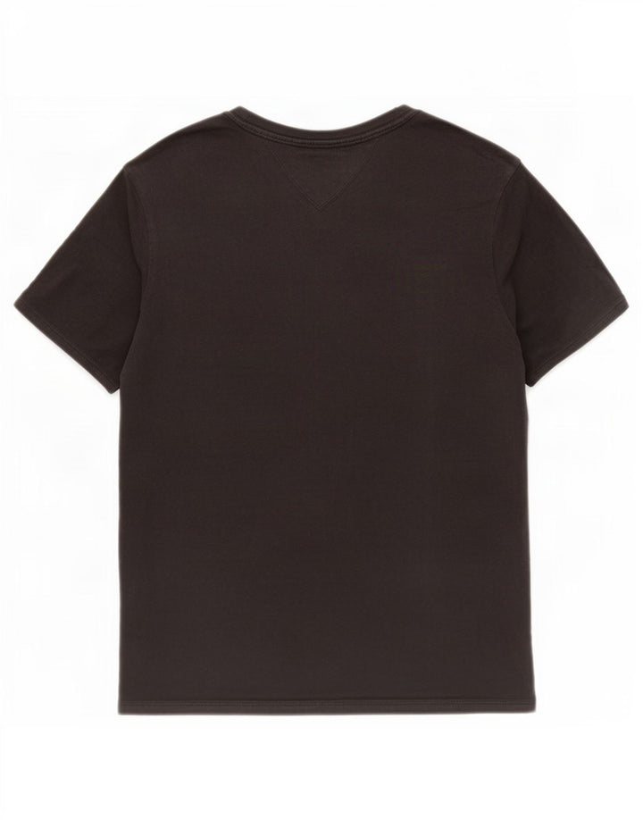 Tommy Hilfiger Herren-T-Shirt mit Grafik, mittelgroß, Schwarz