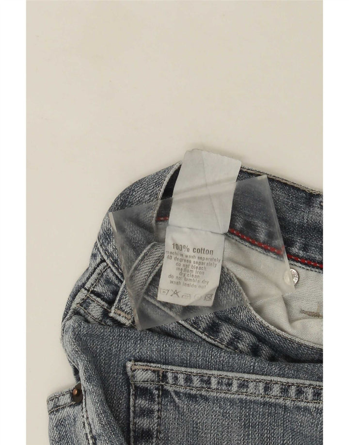 Tommy Hilfiger Damen Manhattan Bootcut Jeans W34 L31 Blaue Baumwolle