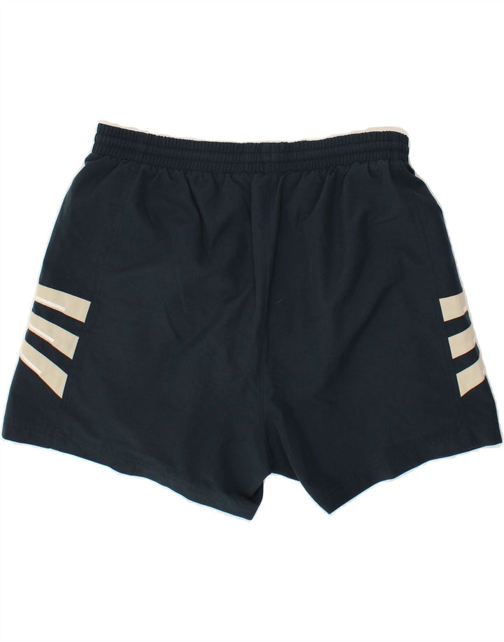 ADIDAS Herren Grafik-Sportshorts, groß, marineblau, gestreift, Polyester