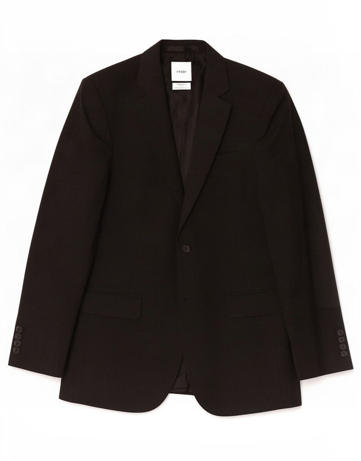 Marks & Spencer Herren Longline 2 Button Blazer Jacke UK 38 Mittelgrau