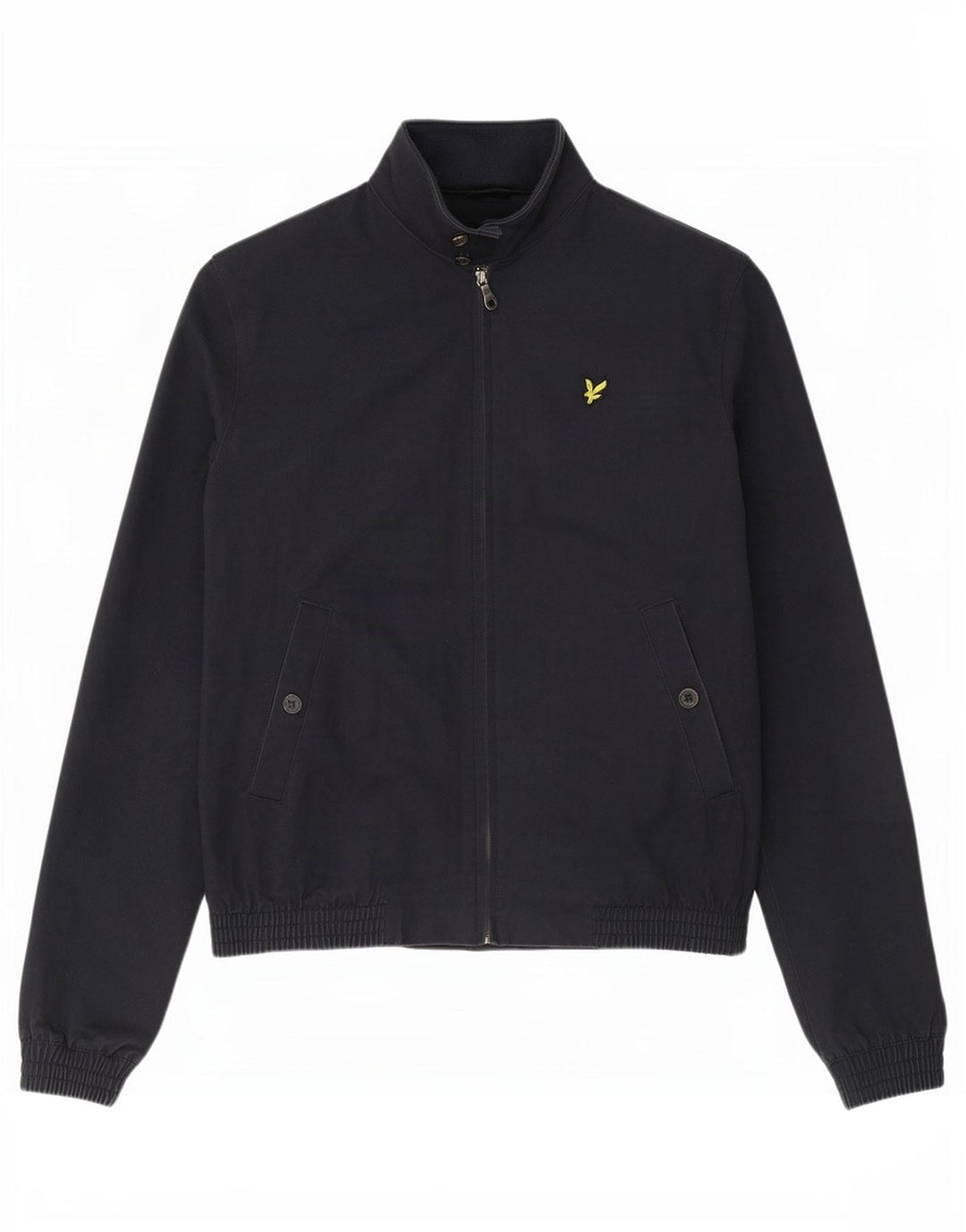 Lyle & Scott Herren Bomberjacke UK 40 Large Marineblau Baumwolle