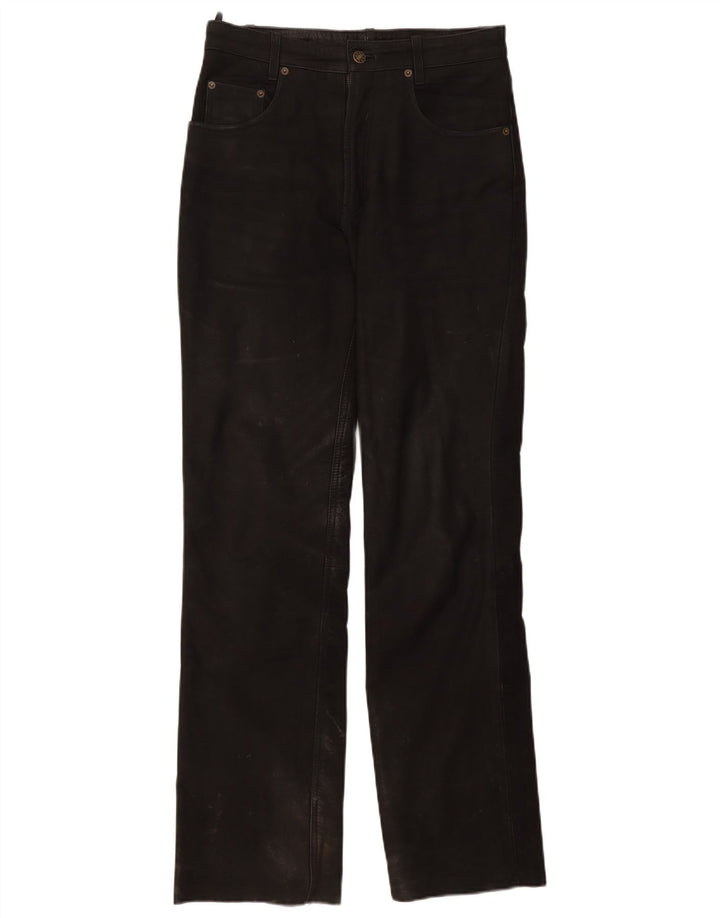 Ricano Herren Lederhose W30 L32 Schwarz