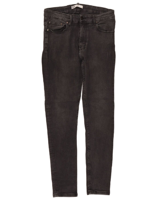 Zara Herren Skinny Jeans EU 44 Large W34 L30 Grau