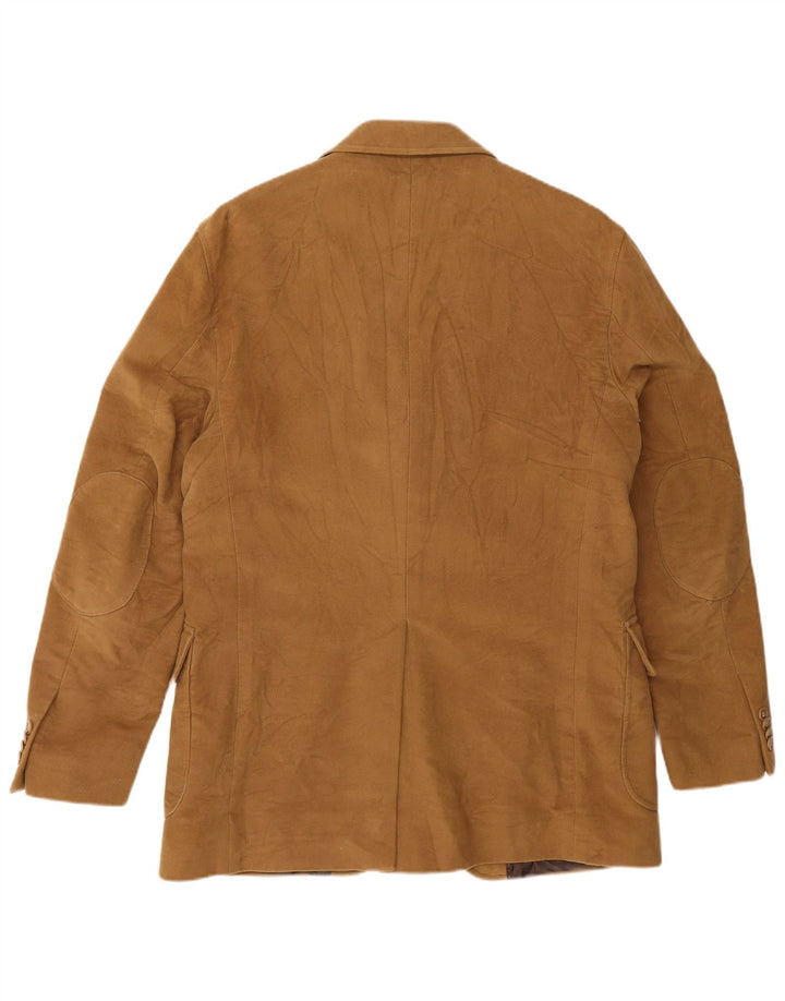 Duca Visconti Di Modrone Herren 3-Knopf-Blazerjacke IT 50 Large Beige