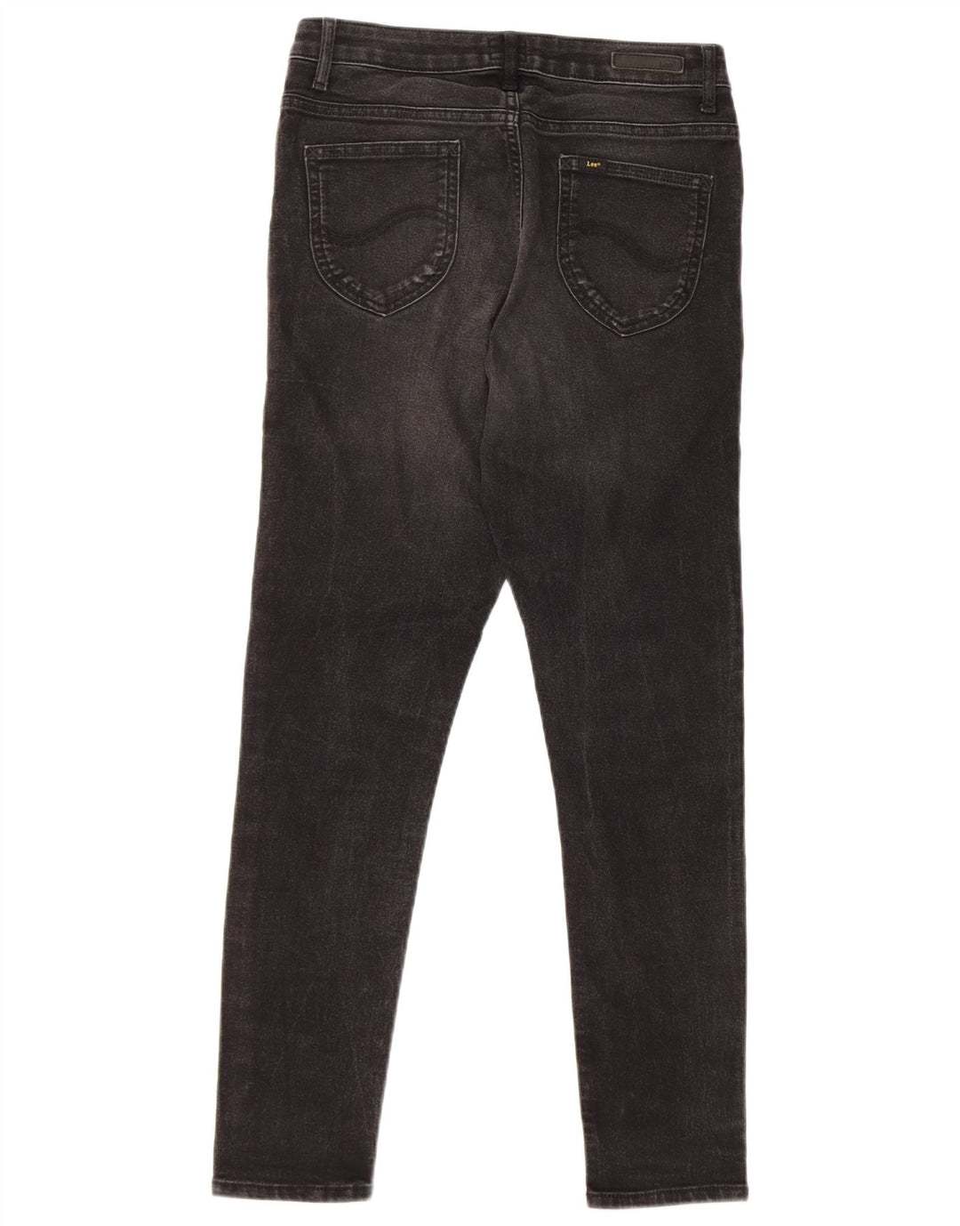 LEE Damen Skinny Jeans W28 L27 Schwarze Baumwolle