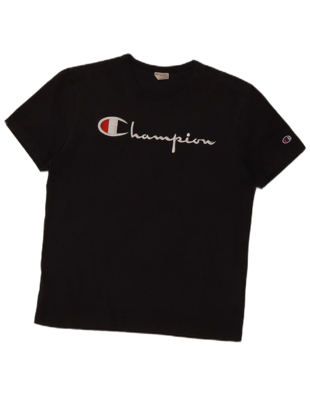 Champion Herren-T-Shirt mit Grafik, mittelschwarze Baumwolle