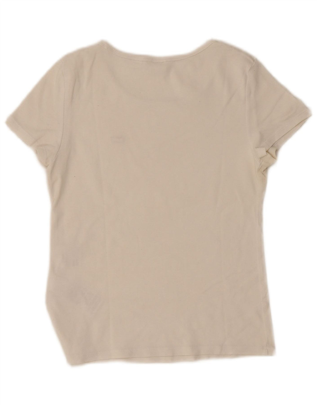 Levi's Damen T-Shirt Top UK 12 Mittelweiße Baumwolle
