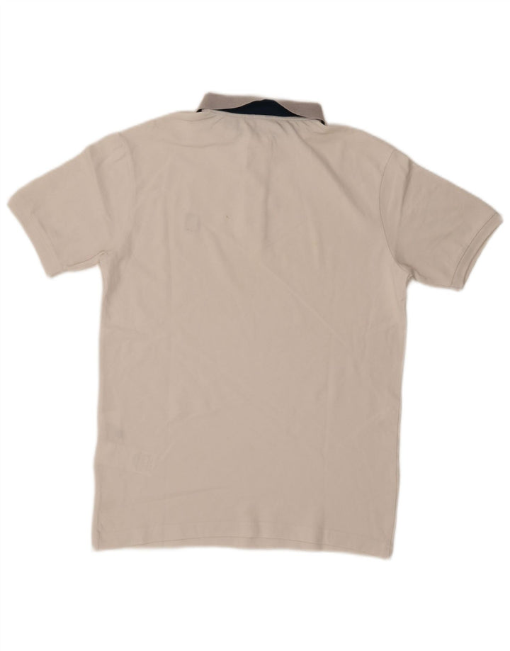 Refrigiwear Herren-Poloshirt, klein, weiße Colourblock-Baumwolle