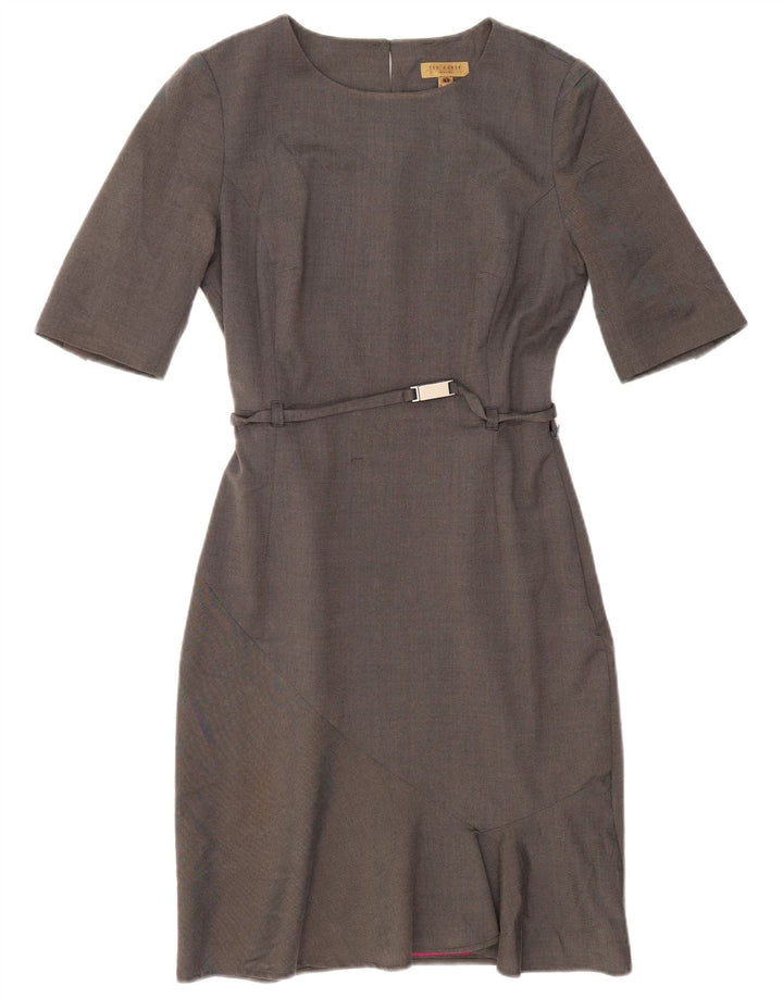 Übergroßes Etuikleid für Damen von Ted Baker, Größe 1 XS, Grau