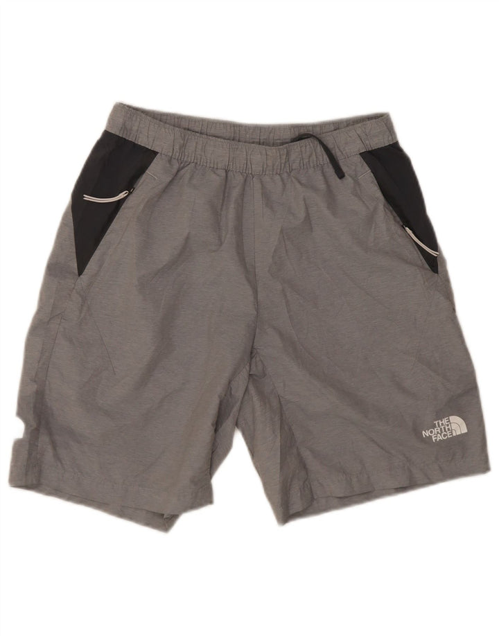 The North Face Herren-Sportshorts, Größe S, Grau, Colourblock-Polyester