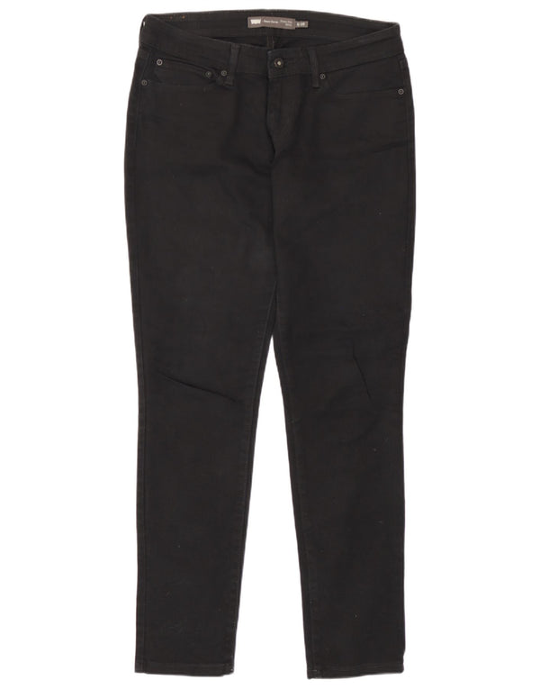 Levi's Damen Demi Curve Modern Rise Skinny Jeans US 6 Medium W28 L30 Schwarz