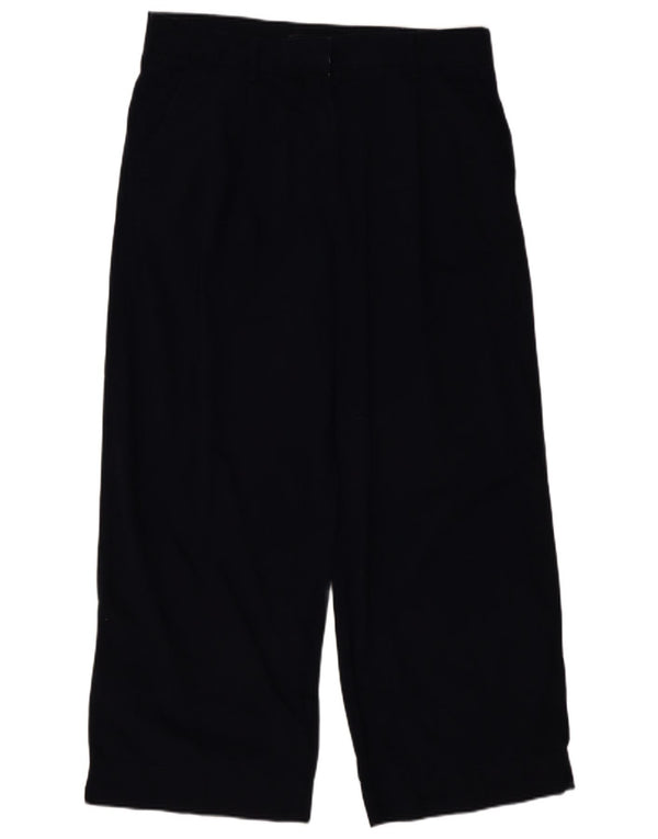 Marks & Spencer Damen Chinohose mit hoher Taille, UK 18, XL W38 L28, Marineblau