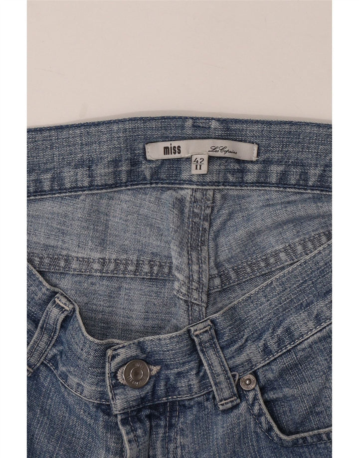 LES COPAINS Damen Miss Bootcut Jeans IT 42 Medium W32 L32 Blaue Baumwolle