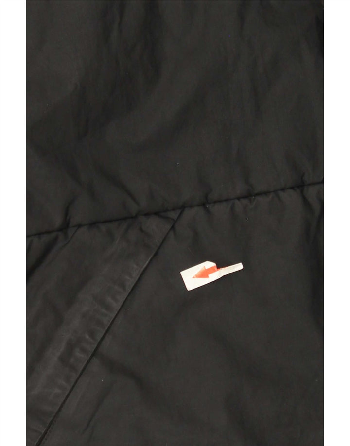 Adidas Herren gepolsterte Jacke UK 36 Small Schwarz Polyester