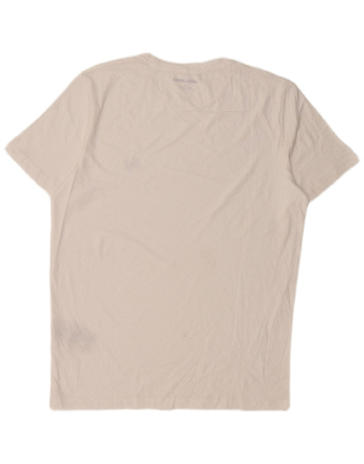 JACK & JONES Herren T-Shirt Top aus mittelweißer Baumwolle