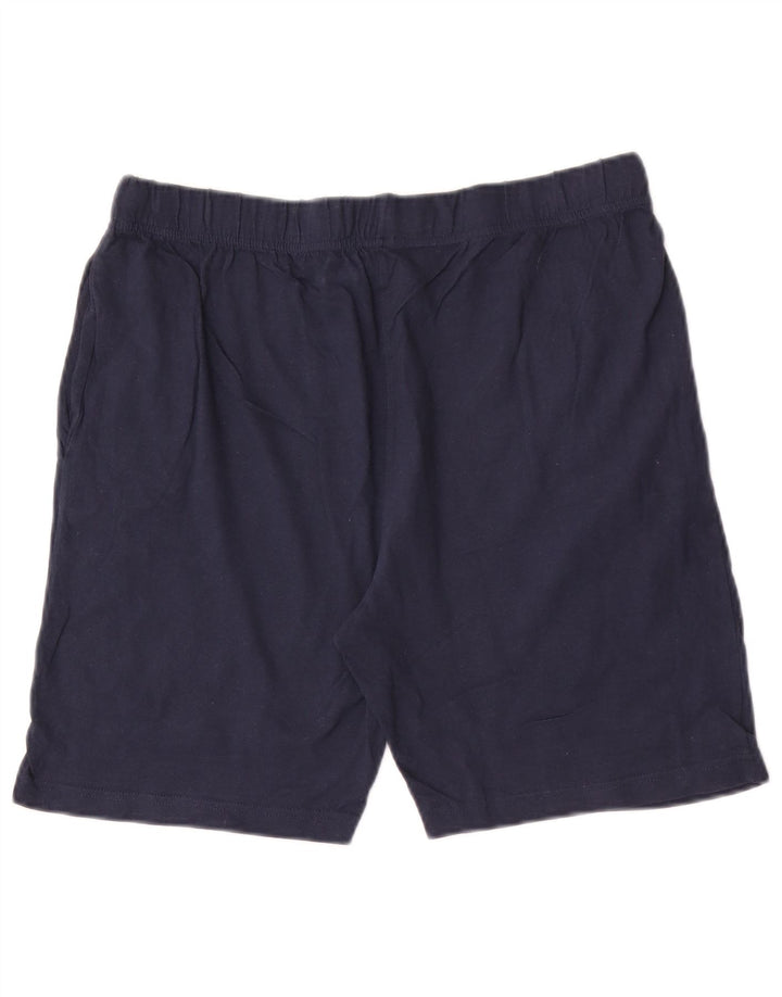 Bench Herren-Sportshorts mit Grafik, mittelblaue Baumwolle