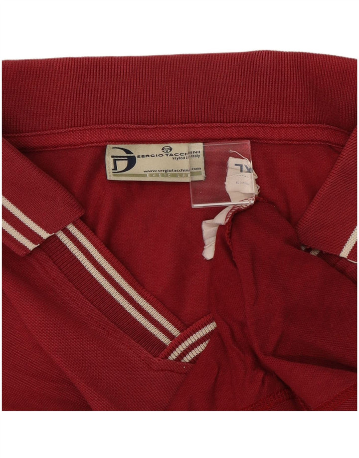 Sergio Tacchini Herren Poloshirt XL Burgund