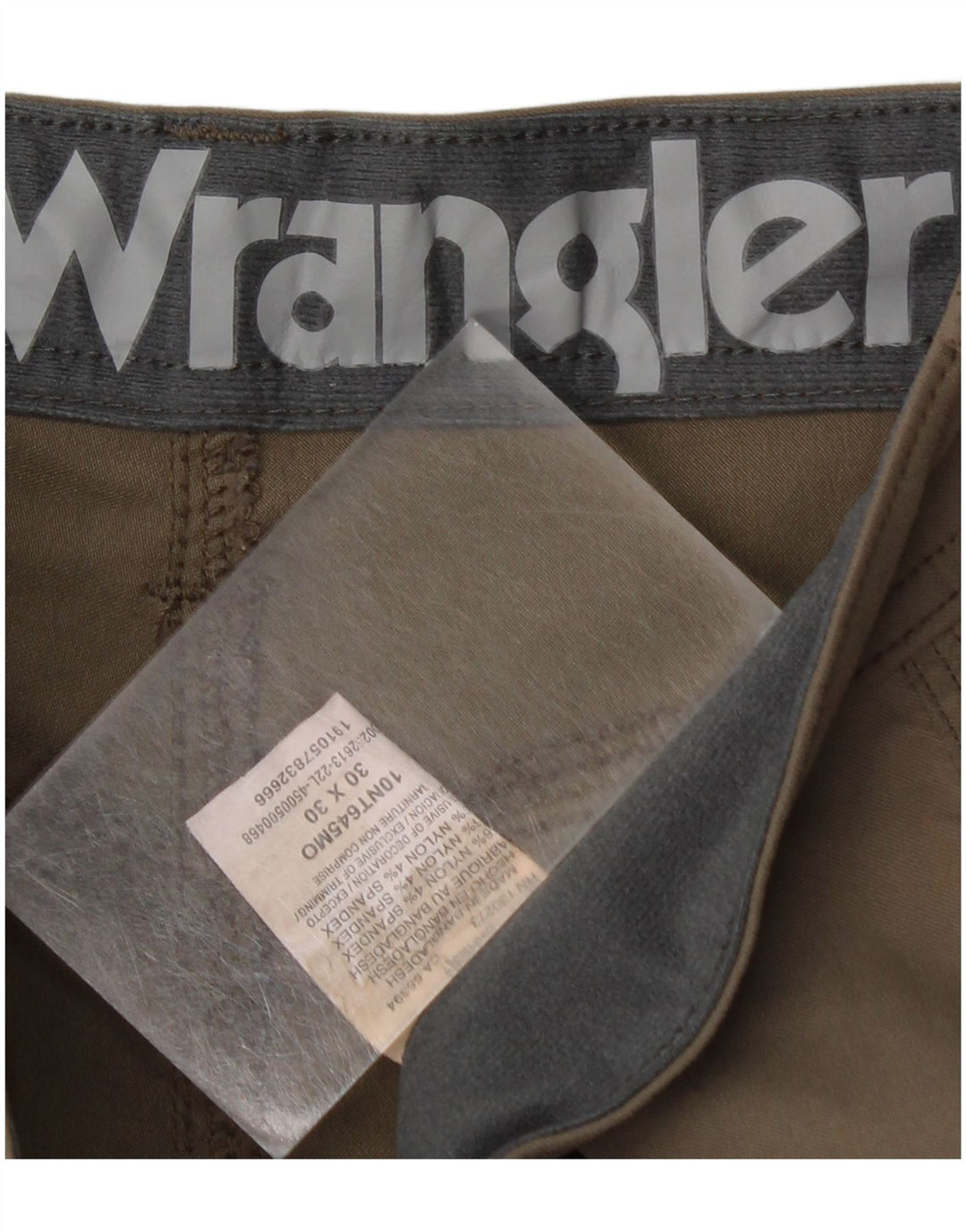 Wrangler Herren gerade Cargohose W30 L30 Khaki Nylon