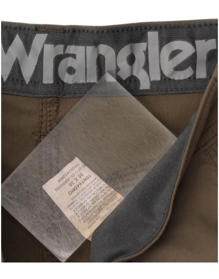 Wrangler Herren gerade Cargohose W30 L30 Khaki Nylon
