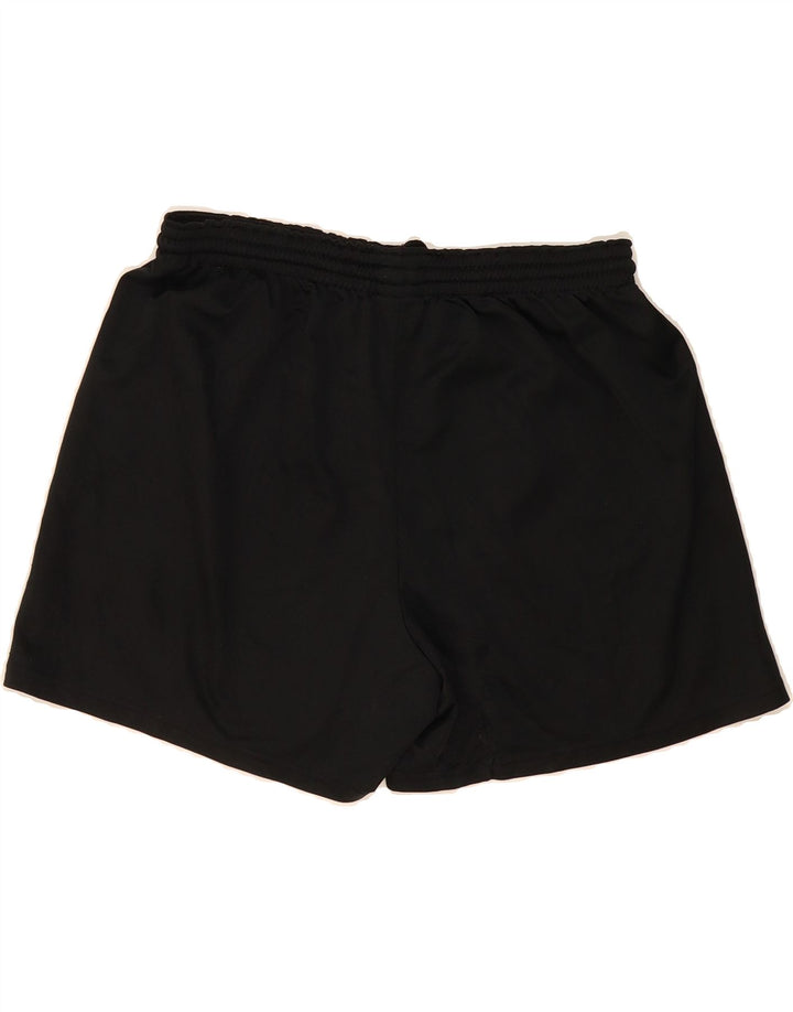 NIKE Womens Sport Shorts US 12/14 Large  Black Polyester Vintage Nike and Second-Hand Nike from Messina Hembry 