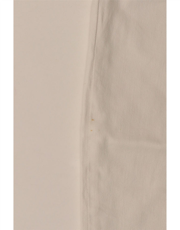 Levi's Mom-Cropped-Jeans für Damen, W24, L24, cremefarbene Baumwolle