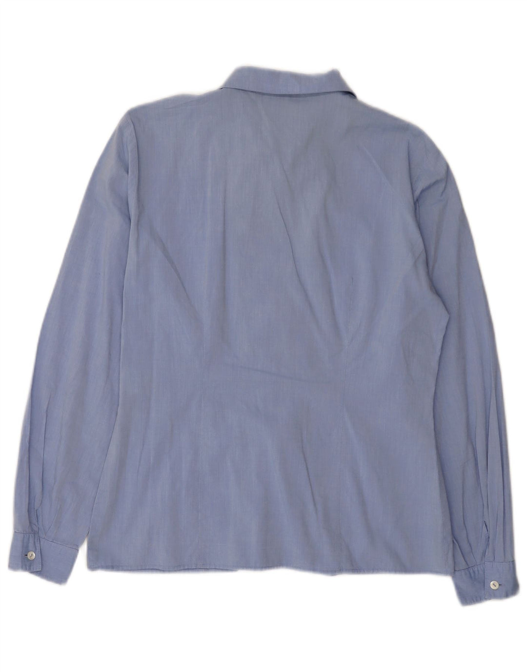 Marella Damenhemd UK 16 Large Blaue Baumwolle
