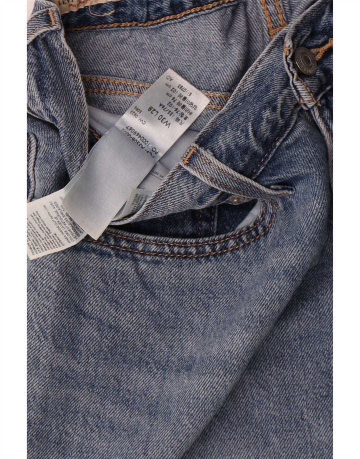 Levi's Damen Tapered Jeans W30 L28 Blaue Baumwolle