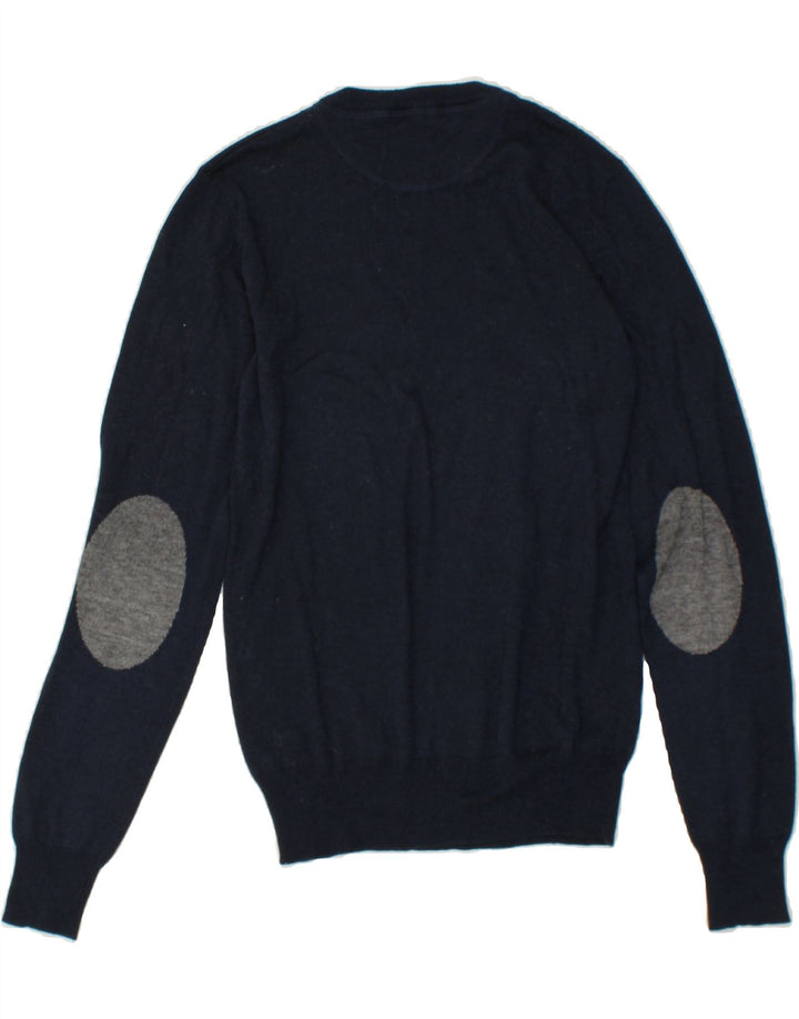 BEST COMPANY Mens Crew Neck Jumper Sweater Medium Navy Blue Polyamide Vintage Best Company and Second-Hand Best Company from Messina Hembry 