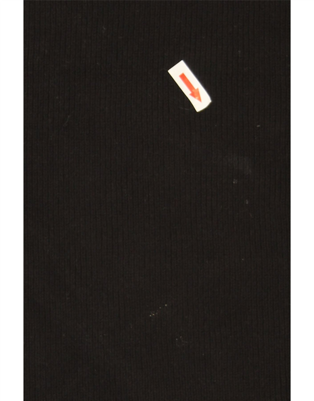 Zara Herren-Pullover mit Rundhalsausschnitt, mittlere schwarze Baumwolle