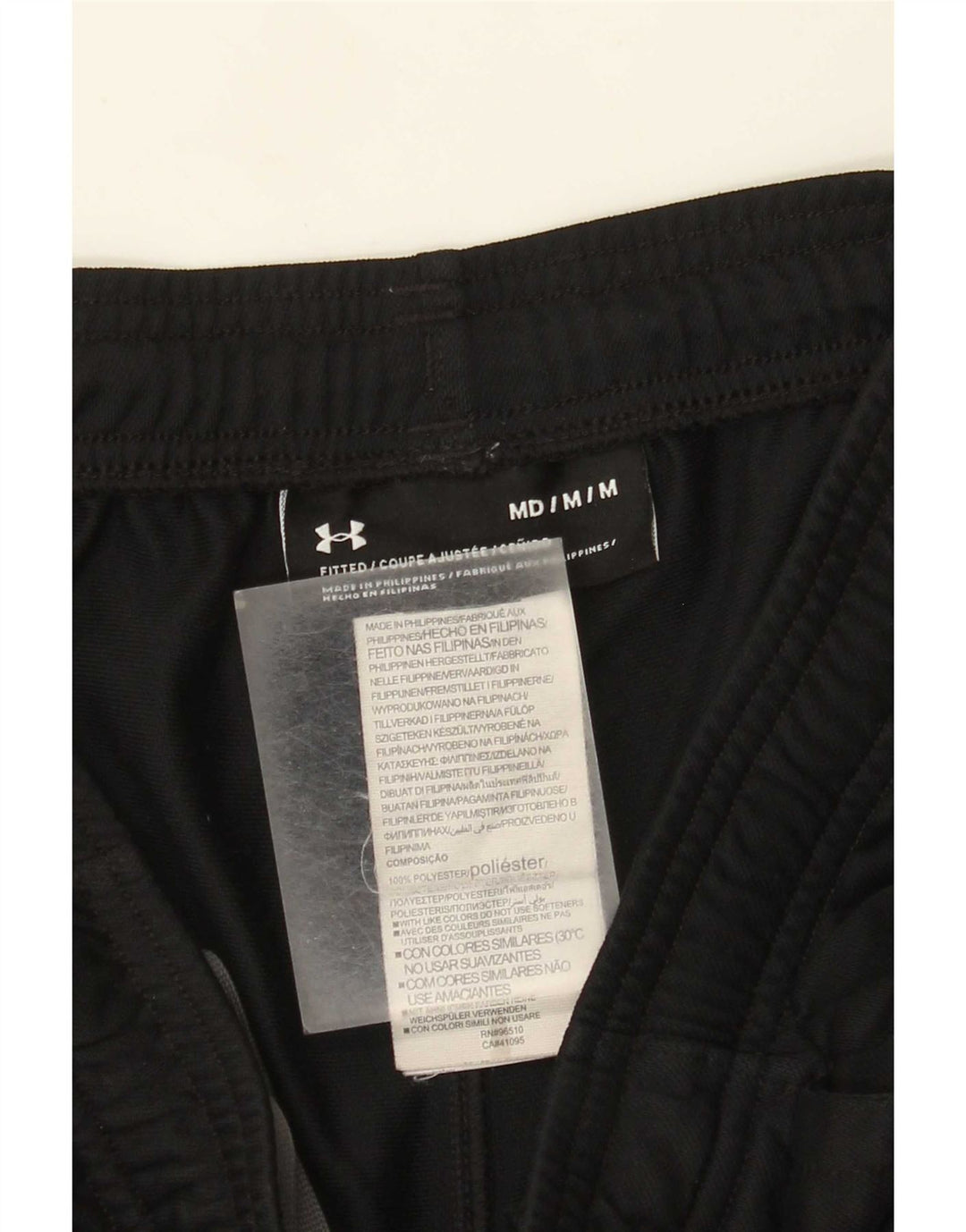 Under Armour Herren-Trainingshose aus mittelschwarzem Polyester