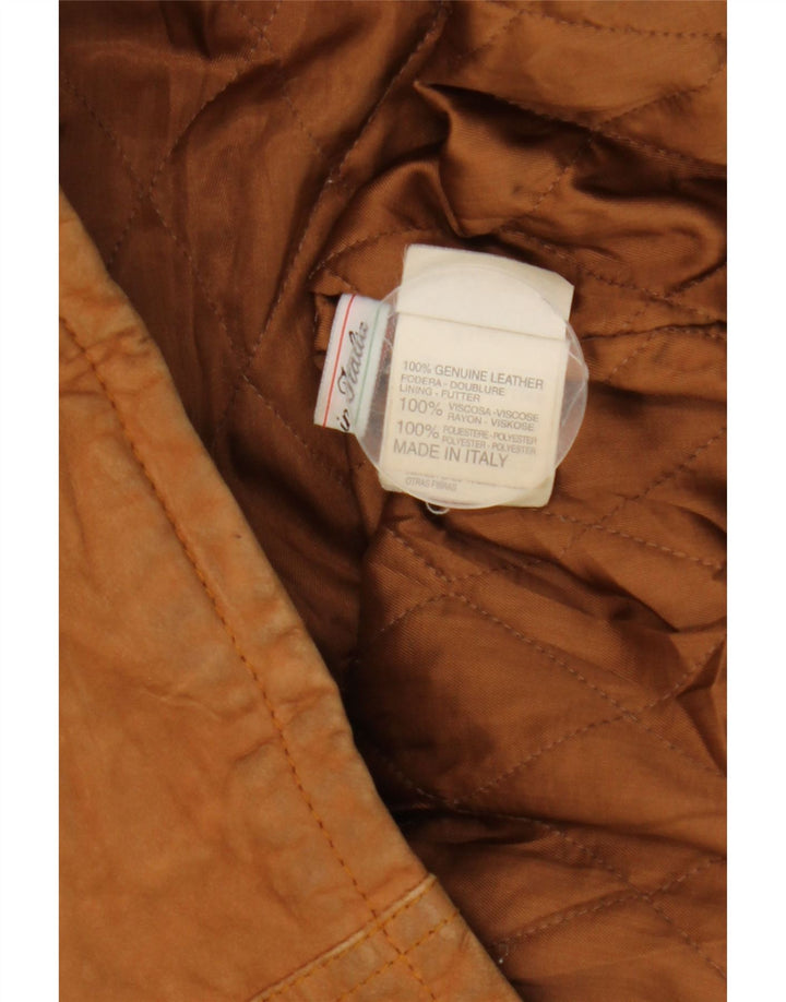 Pelle Moda Herren Wildlederjacke IT 54 2XL Braunes Leder