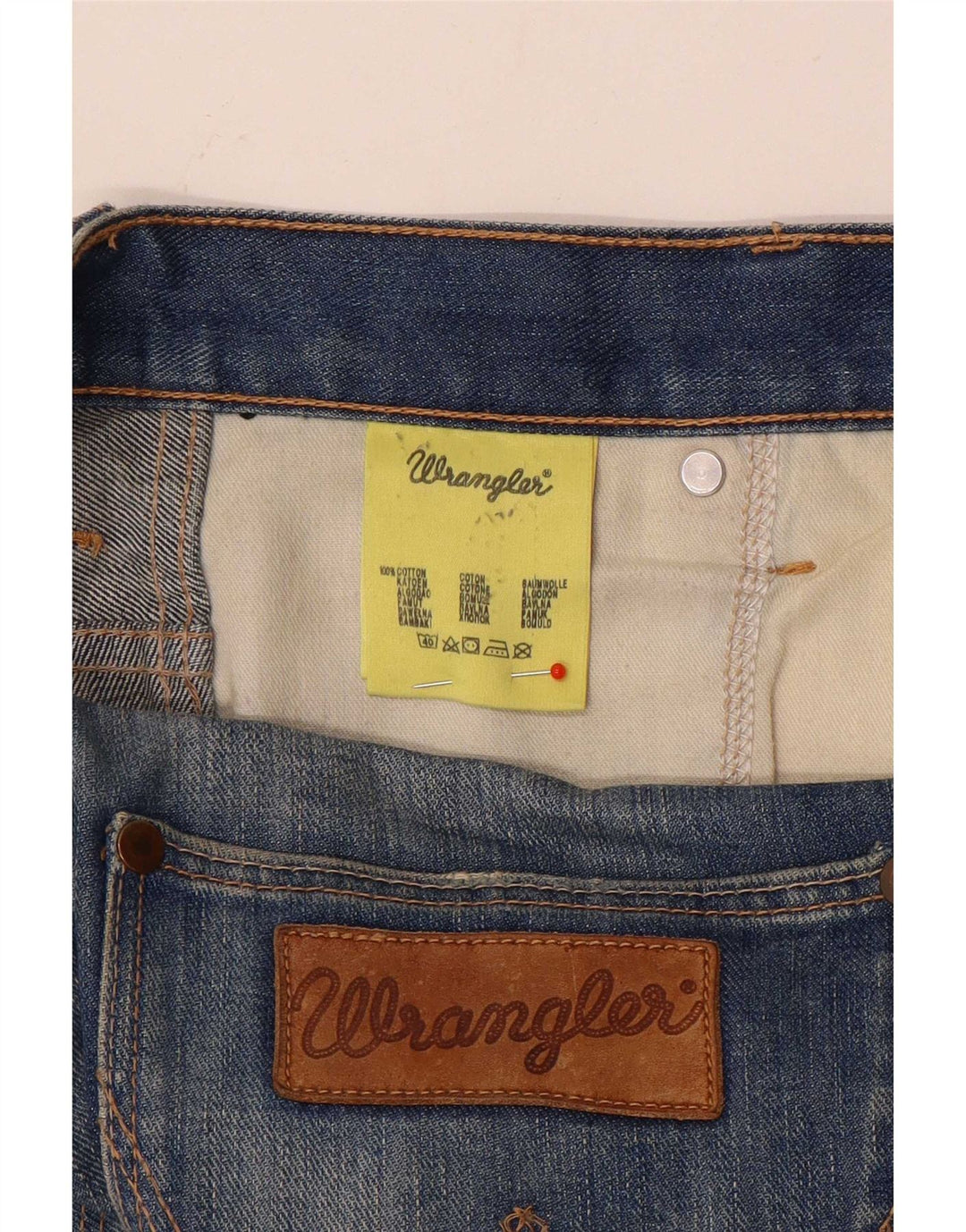 Wrangler Herren Spencer Slim Jeans W32 L34 Blaue Baumwolle