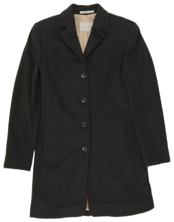 Jigsaw Womens Overcoat UK 8 Small Grey Wool