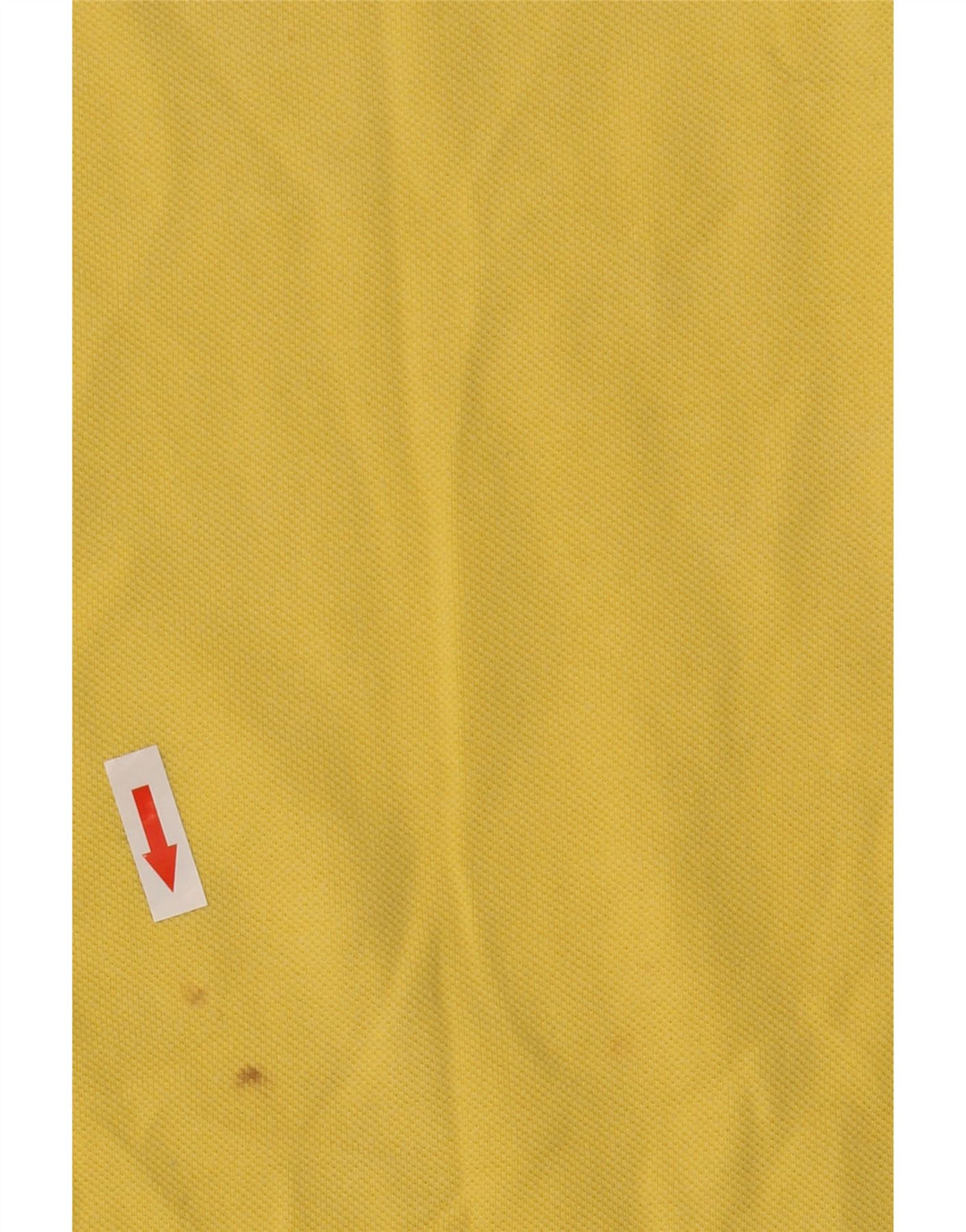 Kappa Herren-Poloshirt, groß, gelbe Baumwolle